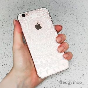 Flower Mandala Hard iPhone Case